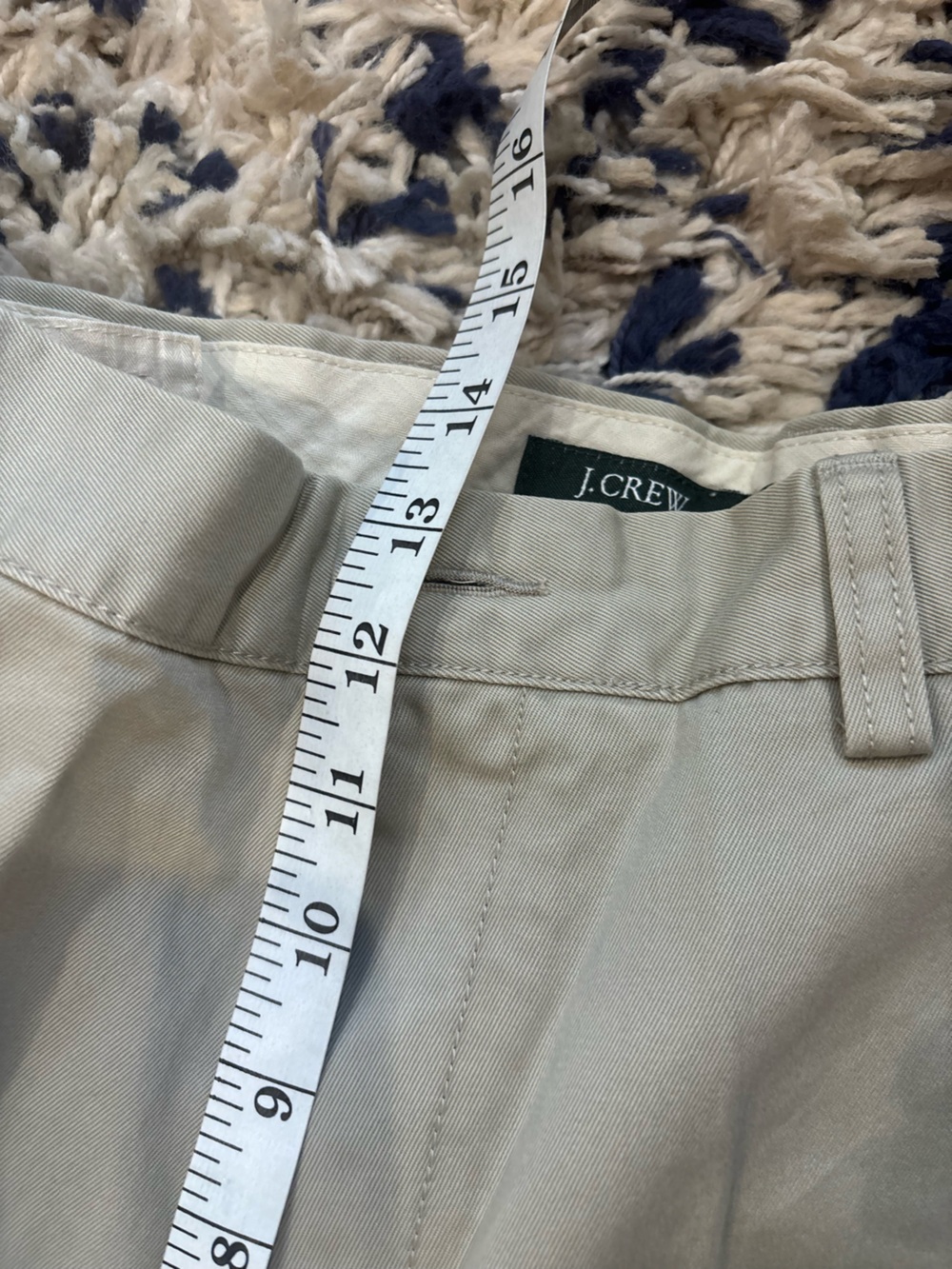 J. Crew Men's Light Tan cotton Chino Pants 36x30 - Picture 6 of 7